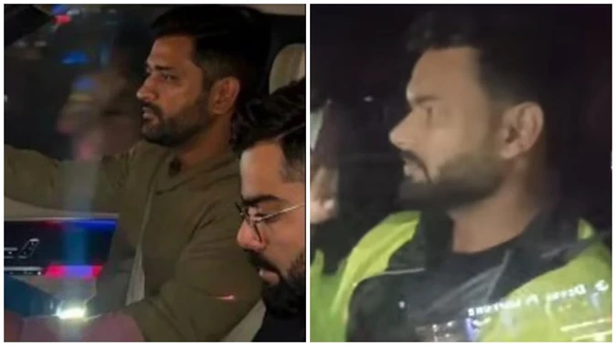 डिनर के बाद धोनी-कोहली की कार राइड वायरल, फैन्स बोले- रीयूनियन ऑफ द ईयर