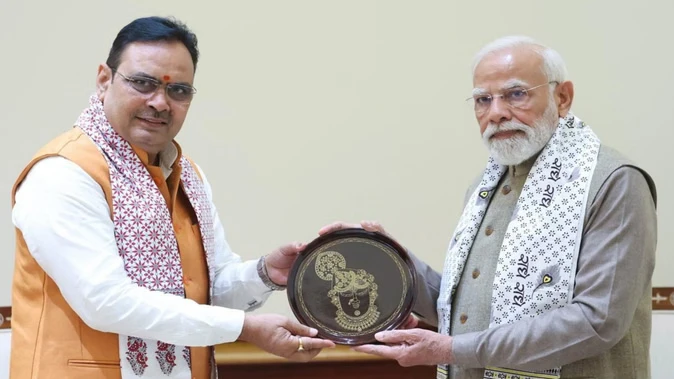 भजनलाल ने पीएम मोदी से की मुलाकात, राजस्थान मंत्रिमंडल में फेरबदल की अटकलें तेज