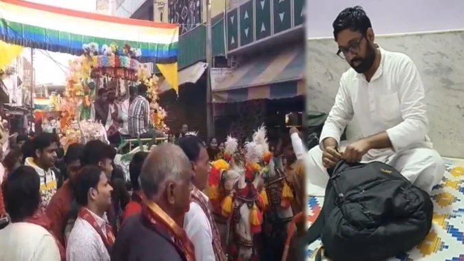 बागपत के हर्षित जैन ने अपनाया साधु जीवन, तिलक समारोह में ग्रहण की दीक्षा