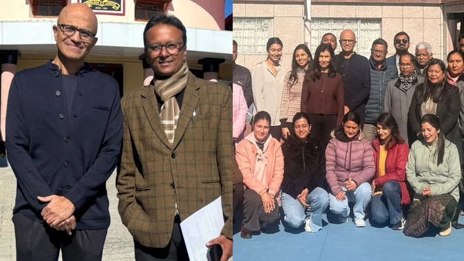 मसूरी पहुंचे माइक्रोसॉफ्ट के सीईओ सत्या नडेला, बचपन की यादें की ताज़ा