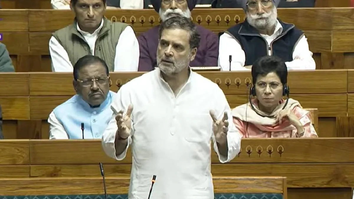 लोकसभा में बोले राहुल गांधी: 'अगर वोट नहीं बचेगा तो संसद और विधानसभा भी नहीं बचेंगी'