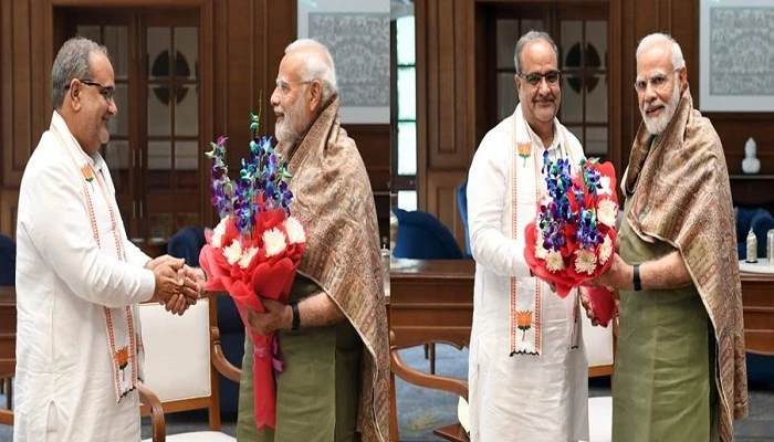 भूपेन्द्र चौधरी ने की प्रधानमंत्री मोदी से मुलाक़ात, यूपी भाजपा में हलचल तेज