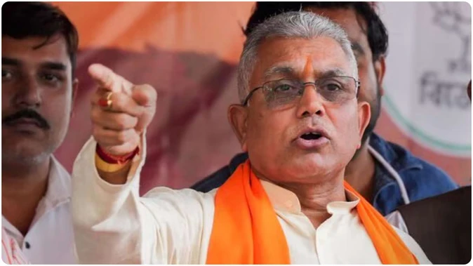 बंगाल में बाबरी मस्जिद पर सियासी विवाद, दिलीप घोष ने ममता सरकार पर साधा निशाना