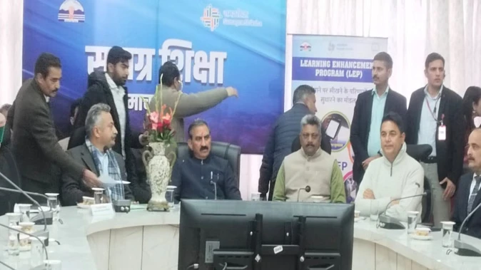 समग्र शिक्षा के नव निर्मित विद्या समीक्षा केंद्र का सीएम सुक्खू ने किया उद्घाटन