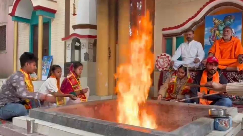 बघरा: यशवीर आश्रम में शुद्धिकरण यज्ञ, 6 मुस्लिमों की सनातन धर्म में वापसी