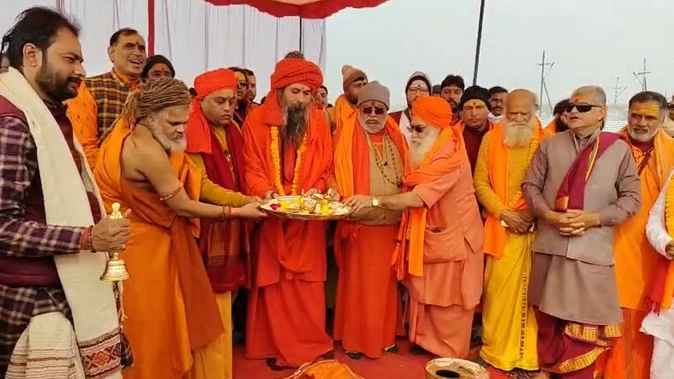 संगम पर माघ मेले की तैयारियां जोर-शोर से, शिविरों के लिए भूमि पूजन सम्पन्न