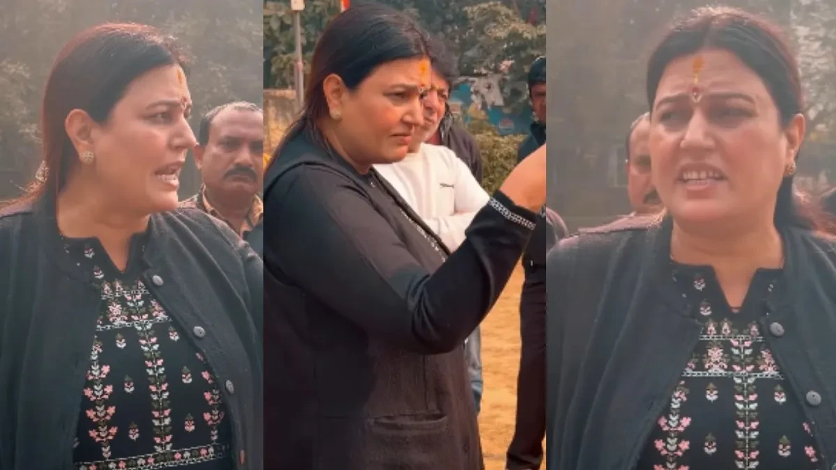 'हिंदी क्यों नहीं सीखी?...', भाजपा पार्षद रेणु चौधरी की विदेशी नागरिक को चेतावनी