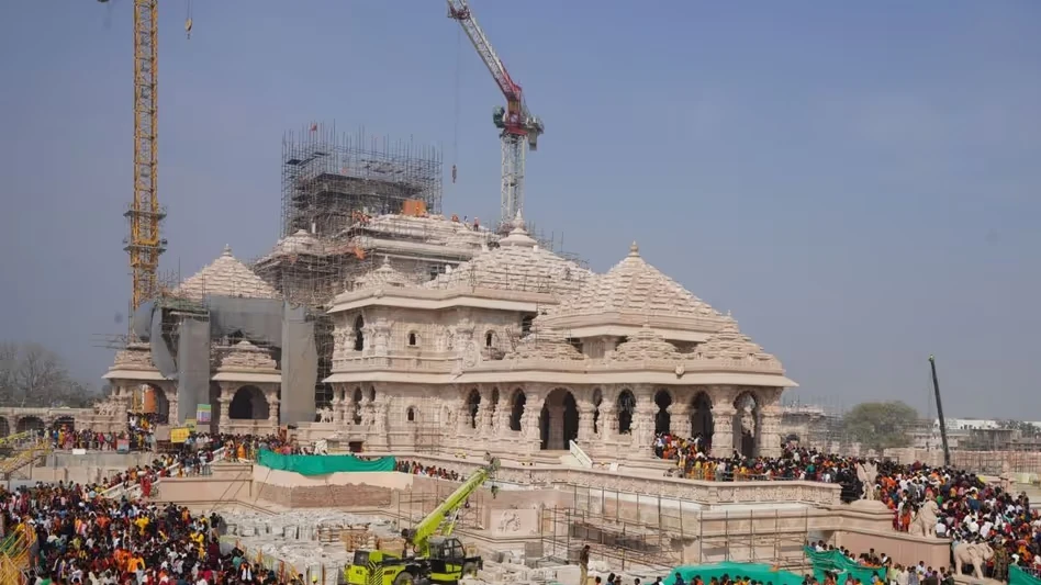श्रीराम जन्मभूमि मंदिर का निर्माण पूर्ण, अब तक 1700 करोड़ रुपये खर्च
