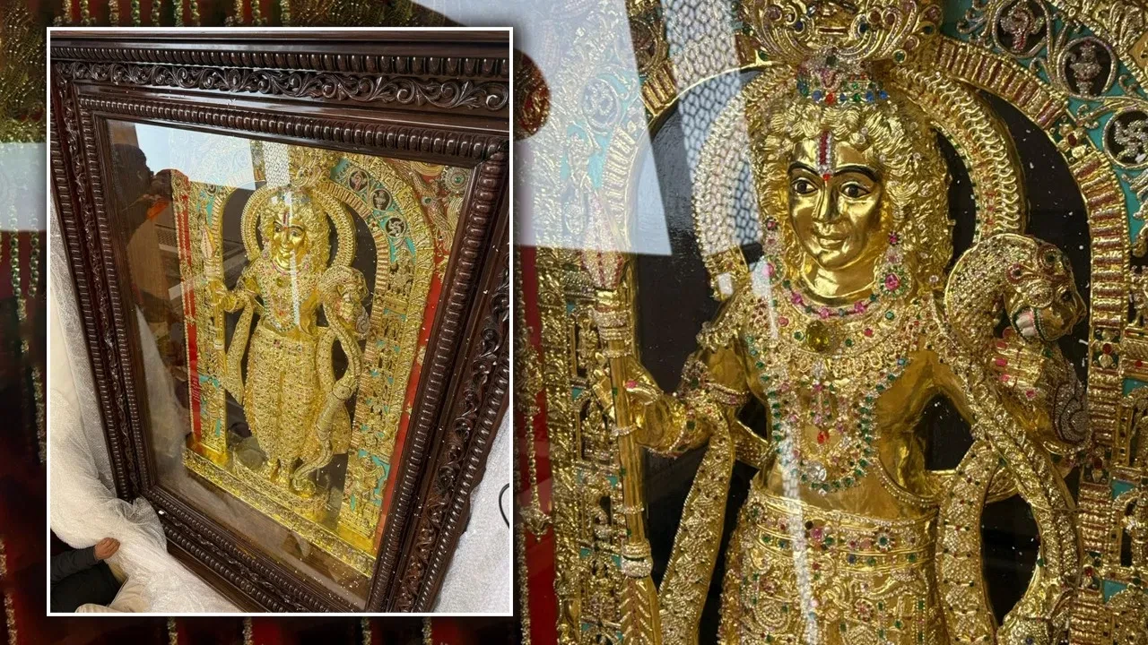 सोने-हीरे-रत्नों से सजी...अयोध्या पहुंची 30 करोड़ की भव्य रामलला की मूर्ति
