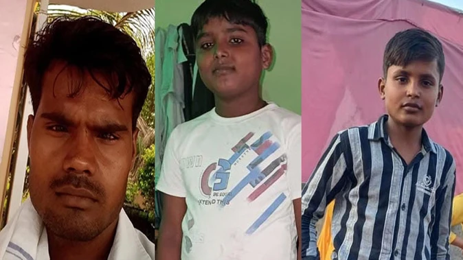इटावा में सड़क हादसा: ट्रक की टक्कर से पिता और दो बेटों की मौत