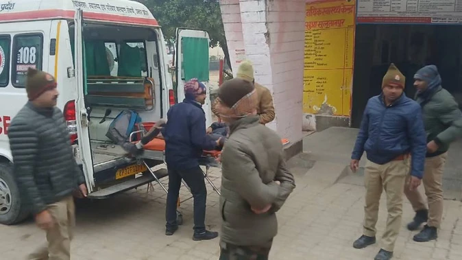 एक लाख के इनामी बदमाश को सुल्तानपुर में एसटीएफ ने किया ढेर
