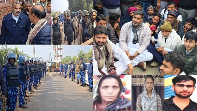 कपसाड़ हत्याकांड: दलित महिला की हत्या से तनाव, गांव सील, भारी पुलिस तैनाती