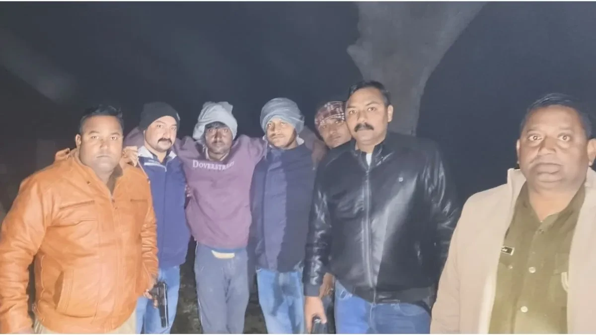 कौशांबी में भैंस चोर गिरोह पर पुलिस कार्रवाई, 7 गिरफ्तार, 2 घायल
