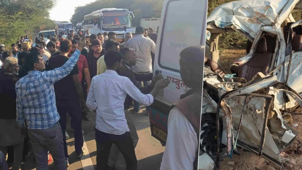सीकर में भीषण सड़क हादसा: कार-ट्रक की टक्कर में 6 महिलाओं की मौत, 3 घायल