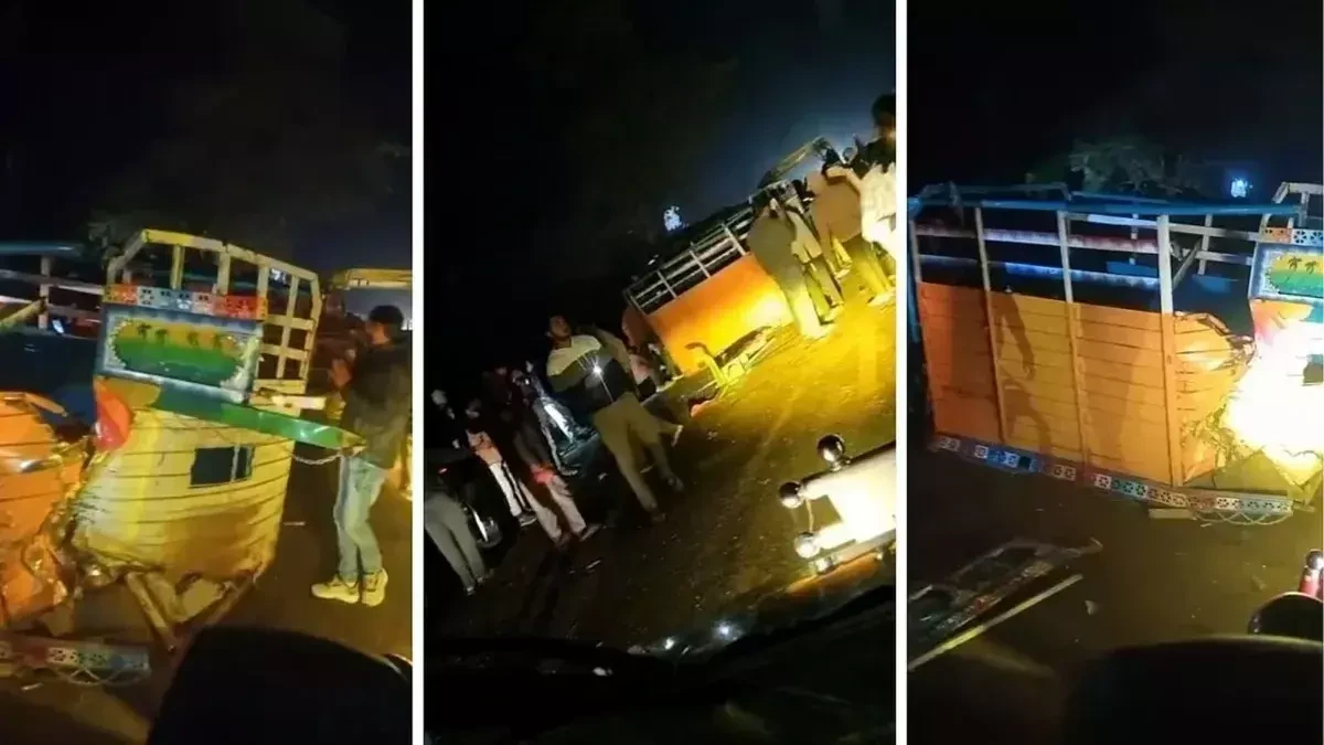 भोपाल में मकर संक्रांति पर सड़क हादसा, एक ही परिवार के पांच लोगों की मौत, 12 घायल