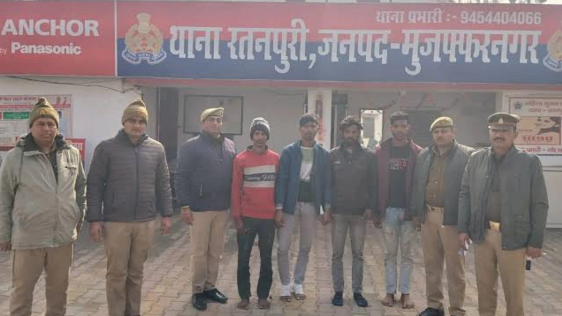 सांप्रदायिक झगड़े के चार वांछितों को जेल भेजा