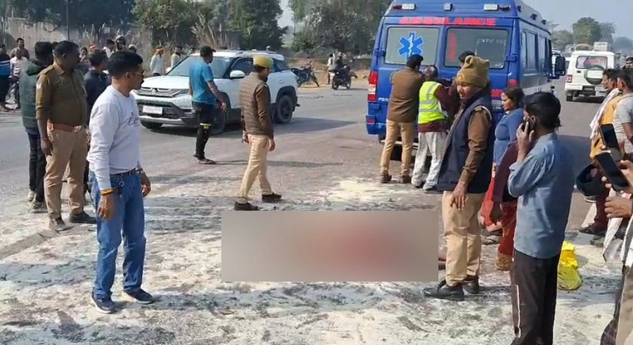 तेज रफ्तार स्कॉर्पियो का कहर: सड़क पार कर रहे तीन लोगों की मौत