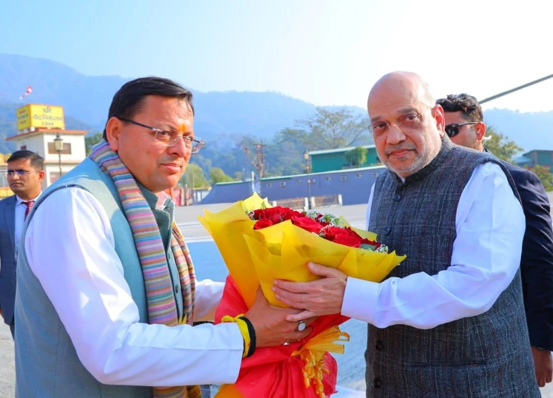 अमित शाह ने कल्याण पत्रिका के शताब्दी अंक का लोकार्पण किया, सीएम धामी रहे मौजूद