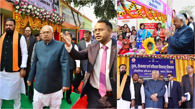 सारण में समृद्धि यात्रा: सीएम नीतीश ने 538 करोड़ की योजनाओं का किया उद्घाटन