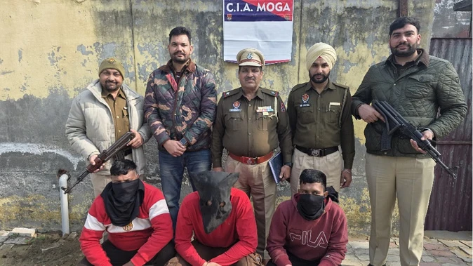 ऑपरेशन प्रहार: मोगा में बंबीहा गैंग के 3 सदस्य गिरफ्तार, अमृतसर में एनकाउंटर
