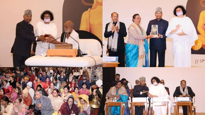 भारत मंडपम में मोरारी बापू की रामकथा का समापन, रामनाथ कोविंद ने दी बधाई
