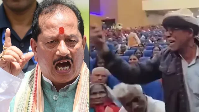 गया में भूमि सुधार संवाद में बवाल, उपमुख्यमंत्री के सामने फूटा जनता का गुस्सा