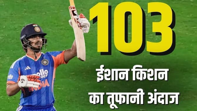 IND vs NZ: ईशान किशन ने टी20 इंटरनेशनल में ठोका पहला शतक, सूर्यकुमार यादव का रिकॉर्ड तोड़ा