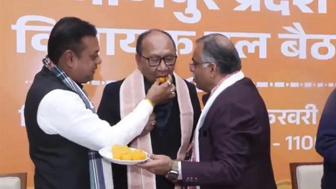 युमनाम खेमचंद बनेंगे मणिपुर के नए मुख्यमंत्री, भाजपा विधायक दल की बैठक में लिया गया फैसला
