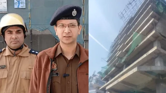 नोएडा में निर्माणाधीन भवन हादसा: तीन मजदूर गिरे, दो की मौत