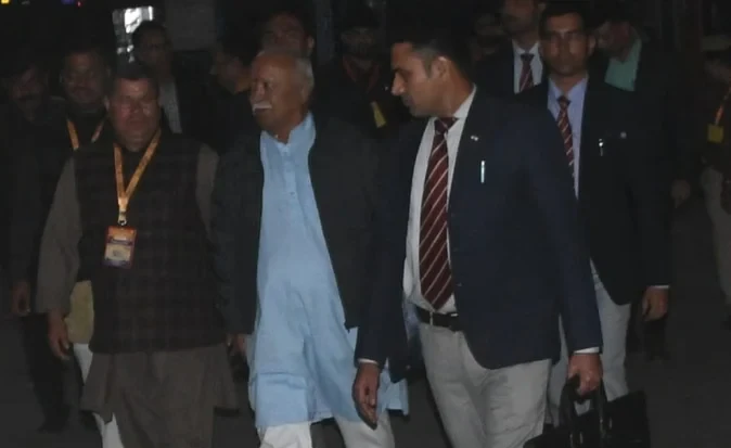 मेरठ में दो दिवसीय संवाद कार्यक्रम में शामिल होने पहुंचे आरएसएस प्रमुख मोहन भागवत