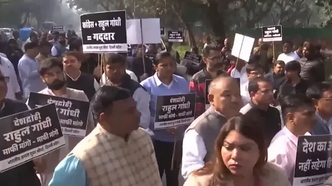एआई समिट में बवाल के खिलाफ सड़क पर उतरी भाजपा, चार आरोपियों को 5 दिन की रिमांड