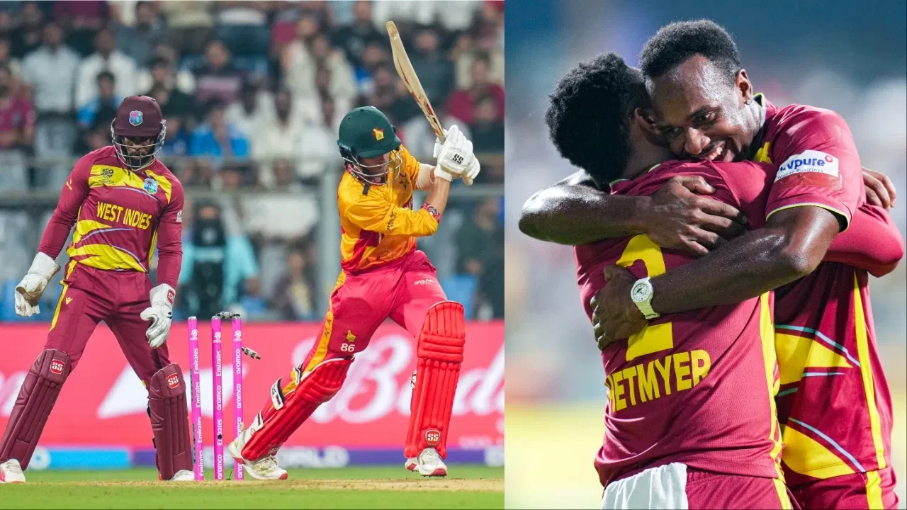 वेस्टइंडीज ने जिम्बाब्वे को 107 रन से रौंदा, T20 वर्ल्ड कप में दर्ज की दूसरी सबसे बड़ी जीत