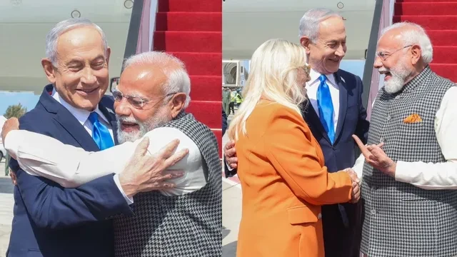 पीएम मोदी दो दिवसीय इजरायल दौरे पर, नेतन्याहू और फर्स्ट लेडी ने किया स्वागत