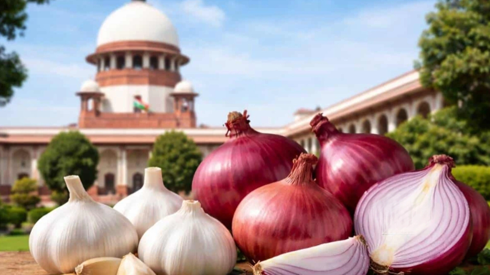 प्याज-लहसुन पर PIL देख भड़का सुप्रीम कोर्ट, कहा- आधी रात में याचिका लिखी थी क्या?