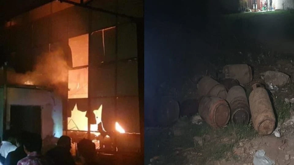 सहारनपुर में महाराजा पैलेस बैंक्वेट हॉल में लगी आग, मची अफरा-तफरी