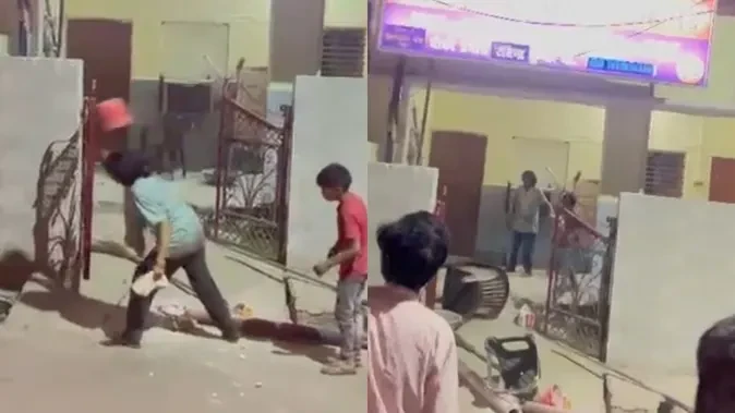 हापुड़ में महिला ने पुलिस चौकी में की तोड़फोड़, वीडियो सोशल मीडिया पर वायरल