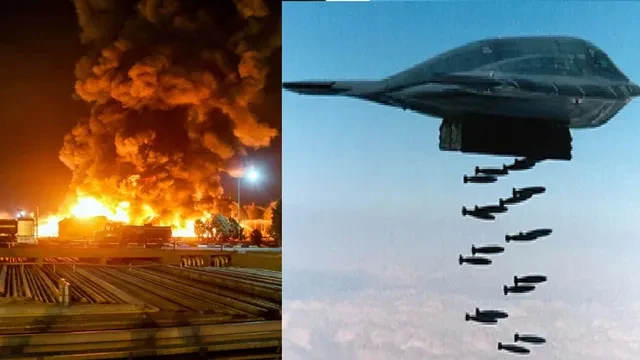 अमेरिका ने ईरान के भूमिगत मिसाइल ठिकानों पर B-2 बॉम्बर्स से किया हमला