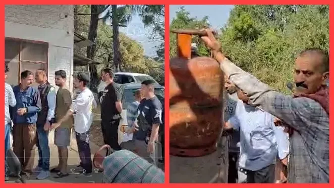 गैस खत्म होने का डर! धर्मशाला में एजेंसियों पर उमड़ी भीड़, घंटों इंतजार