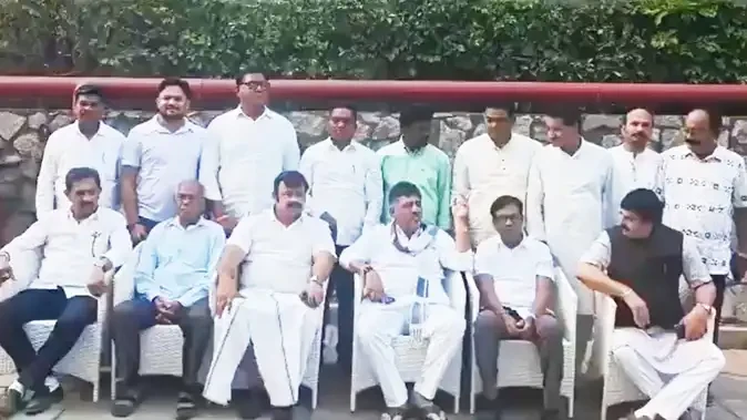 डीके शिवकुमार ने ओड़िशा के कांग्रेस विधायकों से की मुलाकात, वंडरला रिसॉर्ट में हुई बैठक