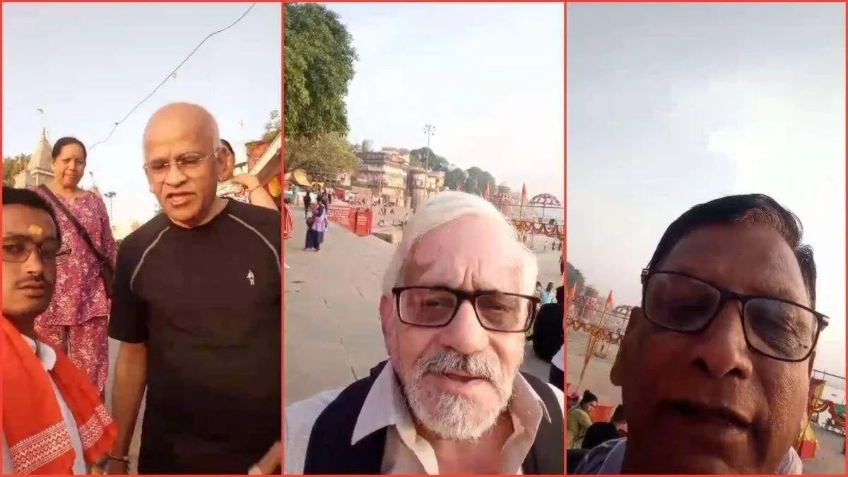 वाराणसी: अस्सीघाट पर गंगा आरती में पर्यटकों से अवैध वसूली का वीडियो वायरल