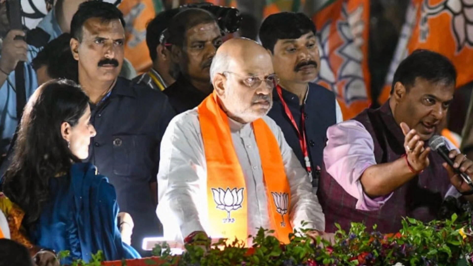 असम में अमित शाह का मेगा रोड शो, बोले- फिर खिलेगा कमल, 90 से ज्यादा सीटें जीतेंगे