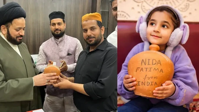 छह साल की बच्ची निदा ने ईरान की मदद के लिए अपनी गुल्लक दान की