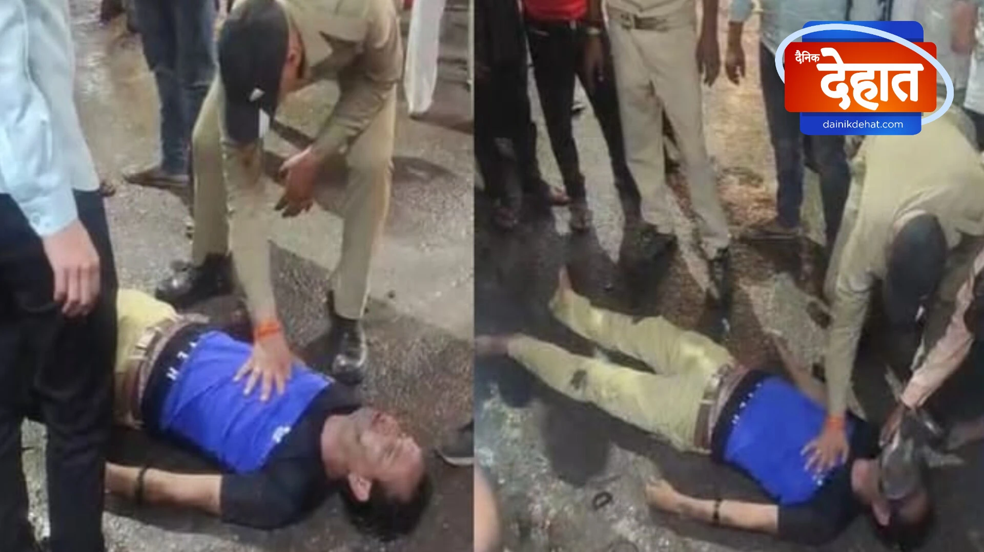 वृंदावन में भीड़ के बीच श्रद्धालु की बिगड़ी तबीयत, अस्पताल में भर्ती