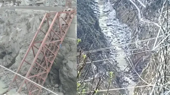 चंबा में निर्माणाधीन पुल भूस्खलन की भेंट चढ़ा, लोनिवि को लाखों का नुकसान