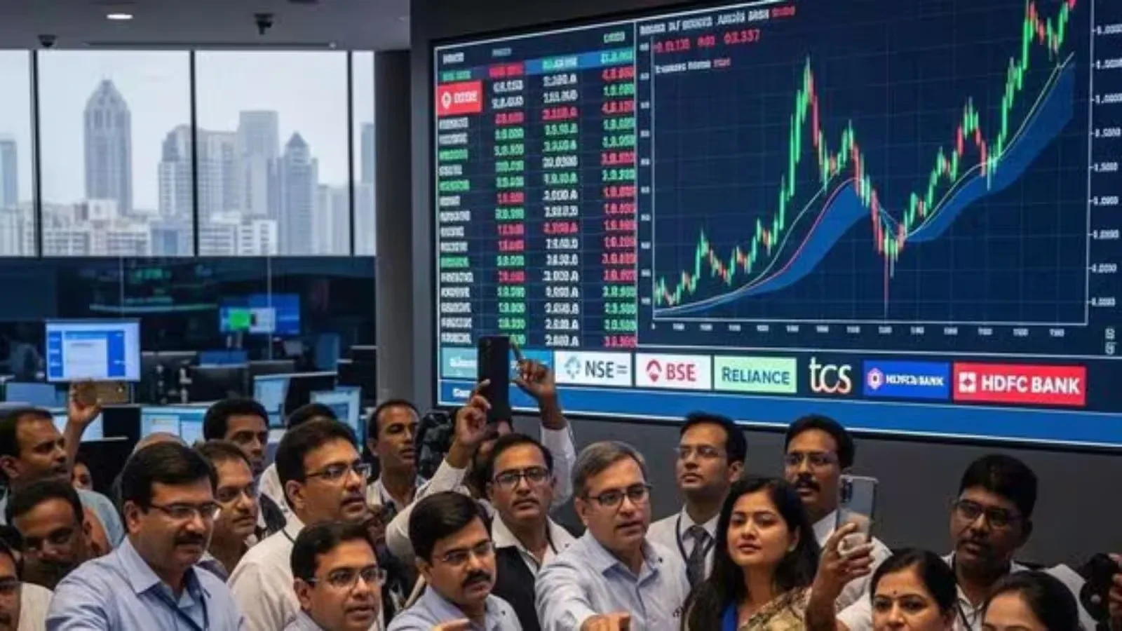 भारतीय शेयर बाजार में तेजी, सेंसेक्स 77,562 और निफ्टी 23,997 पर बंद
