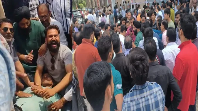 एचडीए की कार्रवाई से सेंट्रल मार्केट में तनाव, विधायक अतुल प्रधान ने व्यापारियों से की बात