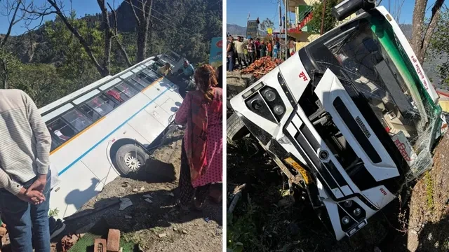उत्तराखंड में भीषण सड़क हादसा, 30 यात्रियों से भरी बस अनियंत्रित होकर पलटी