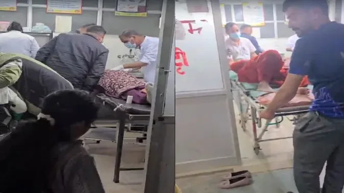 मंडी में बड़ा हादसा, ब्रेक फेल होने से ट्रैवलर पहाड़ी से टकराई; 9 श्रद्धालु घायल