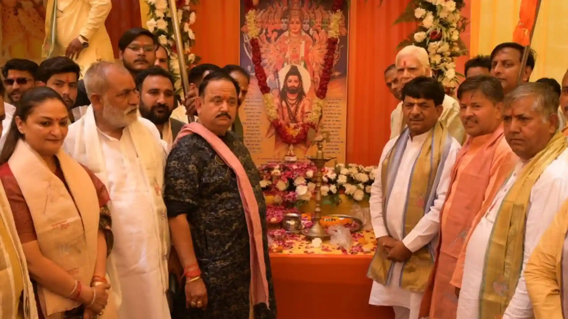 मुजफ्फरनगर: परशुराम जन्मोत्सव पर टाउनहॉल से निकली विशाल शोभायात्रा