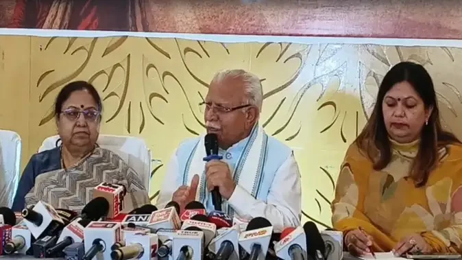 कांग्रेस को भुगतना पड़ेगा परिणाम: महिला आरक्षण विधेयक पर बोले खट्टर